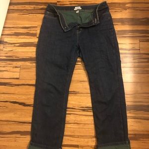 L.L. Bean fleece lined jeans